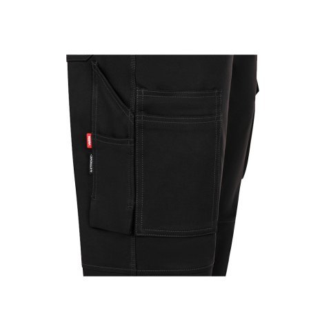 VL NYMPHS. 4-Pantaloni Xtreme din twill (280 g/m&sup2;) confecționați din elastomultiester EME (100%) - Negru