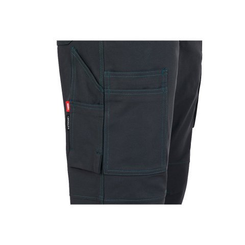 VL NYMPHS. 4-Pantaloni Xtreme din twill (280 g/m&sup2;) confecționați din elastomultiester EME (100%) - Gri inchis