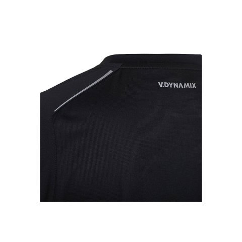 VL RHEA. Technick&eacute; tričko z materi&aacute;lu waffle (110 g/m&sup2;), vyroben&eacute; ze 100% recyklovan&eacute;ho polyesteru - Čern&aacute;