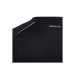 VL RHEA. Technick&eacute; tričko z materi&aacute;lu waffle (110 g/m&sup2;), vyroben&eacute; ze 100% recyklovan&eacute;ho polyesteru - Čern&aacute;