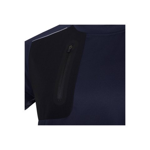 VL RHEA. Technick&eacute; tričko z materi&aacute;lu waffle (110 g/m&sup2;), vyroben&eacute; ze 100% recyklovan&eacute;ho polyesteru - N&aacute;mořnick&aacute; modr&aacute;