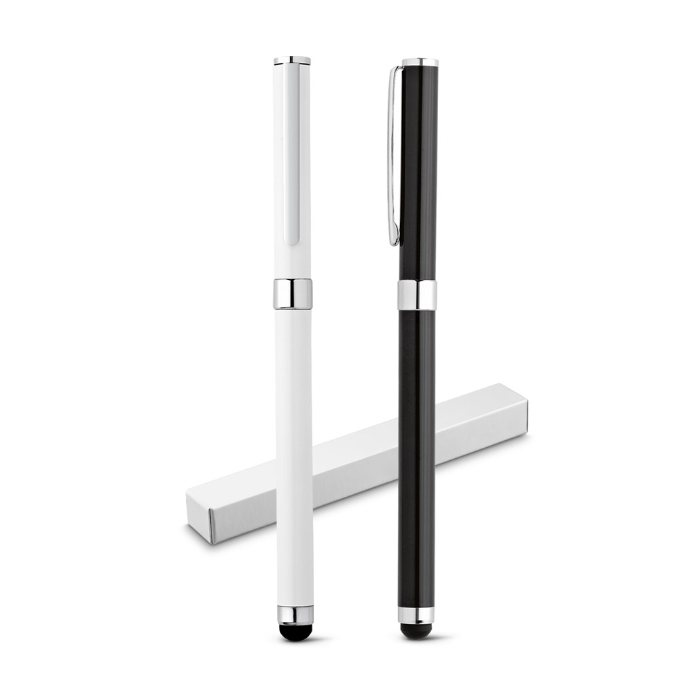 TOUCH. Penna roller in acciaio inox brillante con punta touch