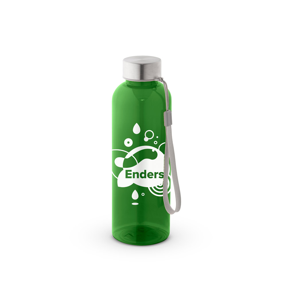 ENDERS M. Borraccia PET riciclato (100% rPET) trasparente con finitura lucida 600 mL