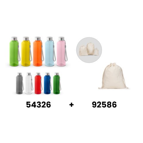 ENDERS M. Reciklirana PET (100% rPET) boca sa sjajnom providnom zavr&scaron;nom obradom 600 ml