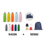 ENDERS M. &Uacute;jrahasznos&iacute;tott PET (100% rPET) palack f&eacute;nyes, &aacute;ttetsző kivitelben 600 ml