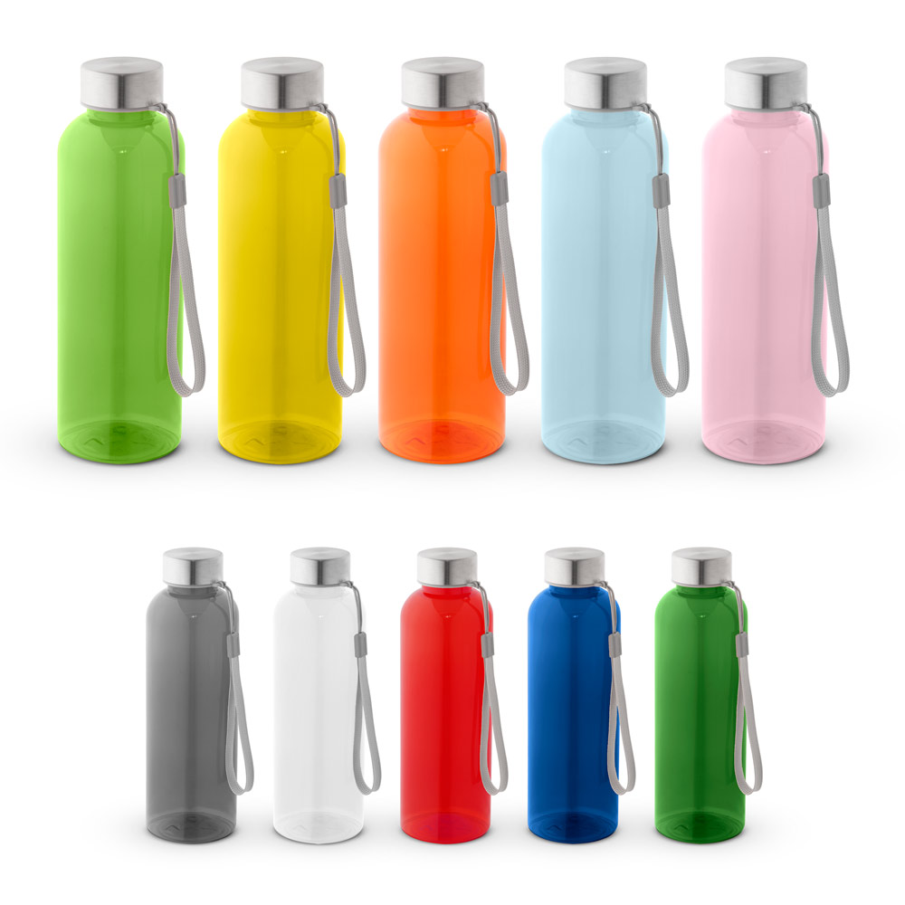 ENDERS M. Borraccia PET riciclato (100% rPET) trasparente con finitura lucida 600 mL