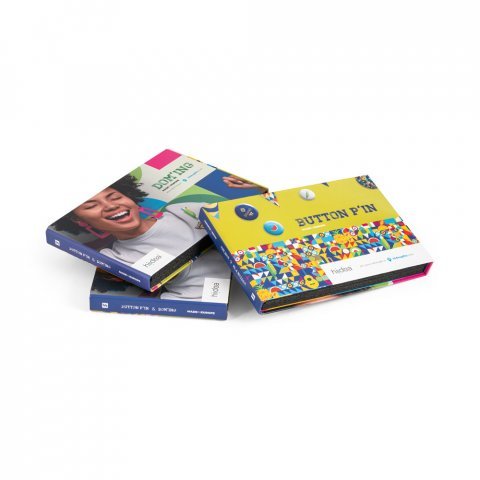 PIN & DOMING SHOWCASE. Mostru&aacute;rio 2 em 1 de Pins e Domings - Sortido