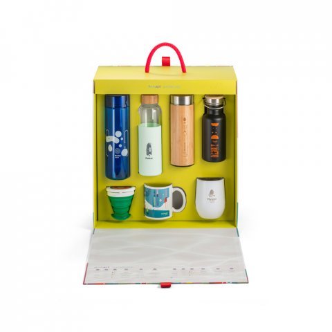 DRINKIT SHOWCASE. Marmotte de drinkware personnalis&eacute;e - Panach&eacute;