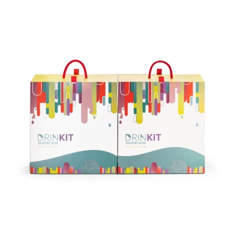 DRINKIT SHOWCASE. Marmotte de drinkware personnalis&eacute;e - Panach&eacute;