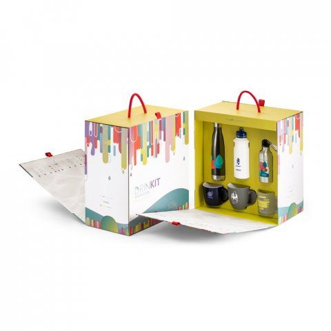 DRINKIT SHOWCASE. Marmotte de drinkware personnalis&eacute;e
