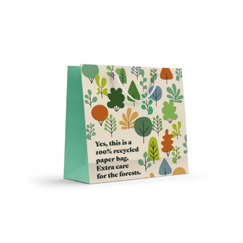 PAPERBAG SHOWCASE. Paperbag-utst&auml;llning - Blandade f&auml;rger