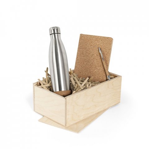 KIT CORK. Zestaw korkowy to zestaw produkt&oacute;w podkreślających prostotę naturalnego materiału, jakim jest korek