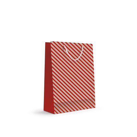 MEDIUM VERTICAL BAG. Sacchetto di carta riciclata al 100% - 301 - Bianco