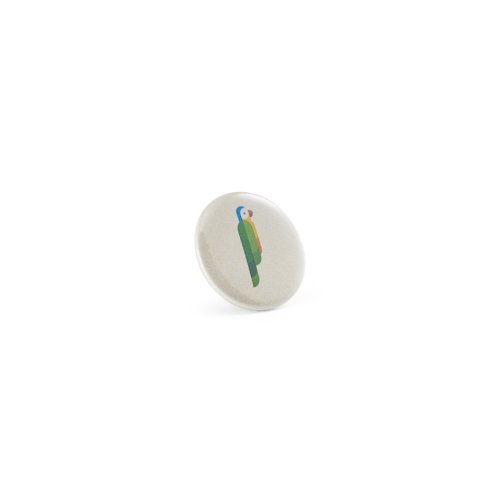 Button P'IN 1. Button P'IN 1. Knappen&aring;l badge - S&oslash;lv