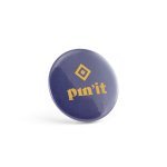 Button P'IN 8. Button P'IN 8. Insigna cu inchidere magnetica dubla - Argintiu