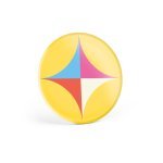 Button P'IN 9. Button P'IN 9. Insigna - Argintiu
