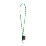 Lanyard TUBE Long (&Oslash; 7 mm). Available in 24 standard colors and fully customizable - Yellow/Light blue