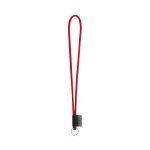 Lanyard TUBE Long (&Oslash; 7 mm). Verkrijgbaar in 96 Pantone&reg;-kleuren en volledig naar wens aan te passen - 302 - Rood