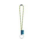 Lanyard TUBE Long (&Oslash; 7 mm). Verkrijgbaar in 96 Pantone&reg;-kleuren en volledig naar wens aan te passen - Hexachrome geel/Royal blauw