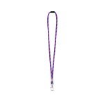 Lanyard TUBE Long (&Oslash; 7 mm). Verkrijgbaar in 96 Pantone&reg;-kleuren en volledig naar wens aan te passen - Hexachrome roze /Royal blauw