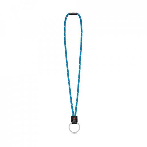 Lanyard NAUTIC Long (&Oslash; 7 mm). Erh&auml;ltlich in 12 Standardfarben und vollst&auml;ndig individualisierbar - 304 - Hellblau