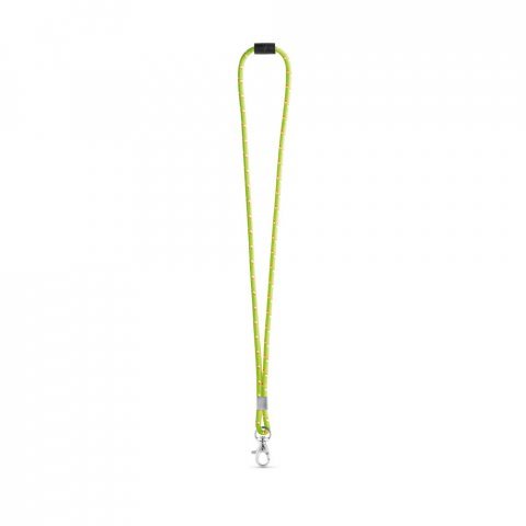 Lanyard NAUTIC Long (&Oslash; 7 mm). Erh&auml;ltlich in 12 Standardfarben und vollst&auml;ndig individualisierbar - Gelb Hexachrome