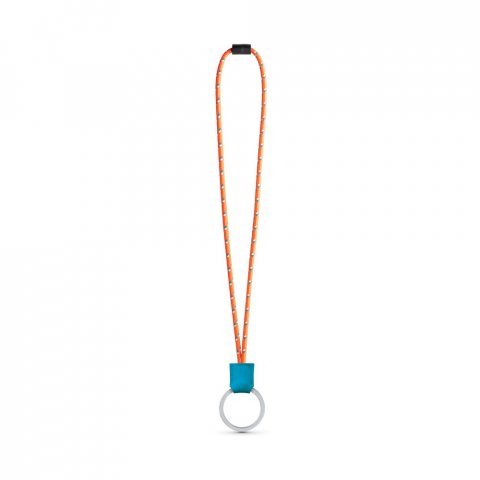 Lanyard NAUTIC Long (&Oslash; 7 mm). Erh&auml;ltlich in 12 Standardfarben und vollst&auml;ndig individualisierbar - Orange Hexachrome 