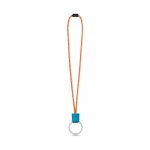 Lanyard NAUTIC Long (&Oslash; 7 mm). Erh&auml;ltlich in 12 Standardfarben und vollst&auml;ndig individualisierbar - Orange Hexachrome 