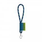 Lanyard NAUTIC Short (&Oslash; 7 mm). Dispon&iacute;vel em 12 cores standard e totalmente personaliz&aacute;vel - Azul