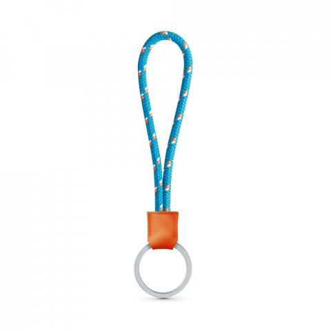 Lanyard NAUTIC Short (&Oslash; 7 mm). Dispon&iacute;vel em 12 cores standard e totalmente personaliz&aacute;vel - Azul claro