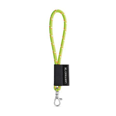Lanyard NAUTIC Short (&Oslash; 7 mm). Verkrijgbaar in 12 standaardkleuren en volledig naar wens aan te passen - Hexachrome geel