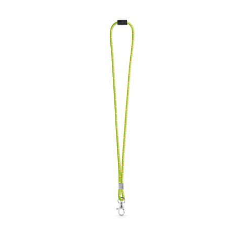 Lanyard NAUTIC Long (&Oslash; 7 mm). Verkrijgbaar in 96 Pantone&reg;-kleuren en volledig naar wens aan te passen - Hexachrome geel