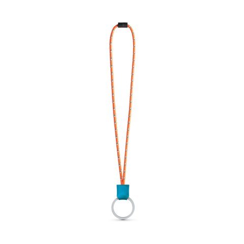 Lanyard NAUTIC Long (&Oslash; 7 mm). Verkrijgbaar in 96 Pantone&reg;-kleuren en volledig naar wens aan te passen - Oranje hexachrome
