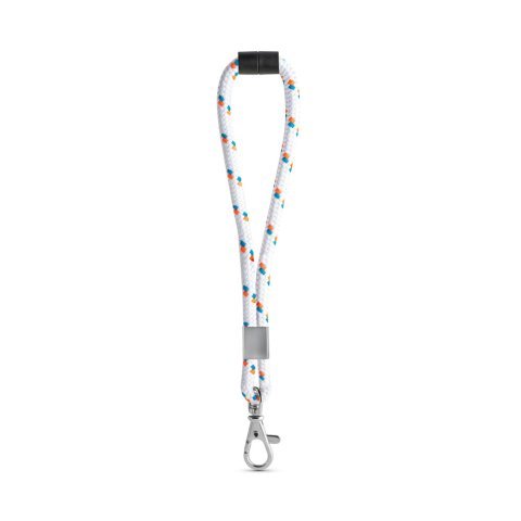 Lanyard NAUTIC Short (&Oslash; 7 mm). &Delta;&iota;&alpha;&tau;ί&theta;&epsilon;&tau;&alpha;&iota; &sigma;&epsilon; 96 &chi;&rho;ώ&mu;&alpha;&tau;&alpha; Pantone&reg; &kappa;&alpha;&iota; &epsilon;ί&nu;&alpha;&iota; &pi;&lambda;ή&rho;&omega;&sigmaf; &pi;&rho;&omicron;&sigma;&alpha;&rho;&mu;ό&sigma;&iota;&mu;&omicron; - 301 - &Lambda;&epsilon;&upsilon;&kappa;ό