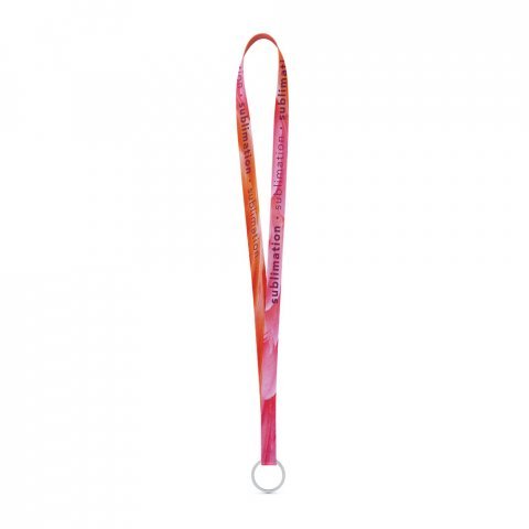 Lanyard SUBLIMATION Long Slim II (15 mm) in polyester, sublimation on both sides and fully customizable