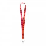 Lanyard SUBLIMATION Long II (20 mm) em poli&eacute;ster, sublima&ccedil;&atilde;o dos 2 lados e totalmente personaliz&aacute;vel - Branco