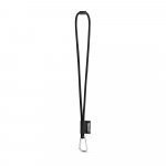 75089. SET Lanyard TUBE Long (&Oslash; 7 mm) with D-shape carabiner 55 mm and safety lock &Oslash; 7 mm