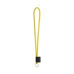 75093. SET Lanyard TUBE Long (&Oslash; 7 mm) with Ring &Oslash; 32 mm - 310 - Yellow