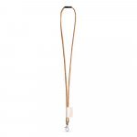 75096. SET Șnur CORK lung (&Oslash; 5 mm) cu c&acirc;rlig cu trăgaci de 9 mm și &icirc;ncuietoare de siguranță de &Oslash; 5 mm - Natural