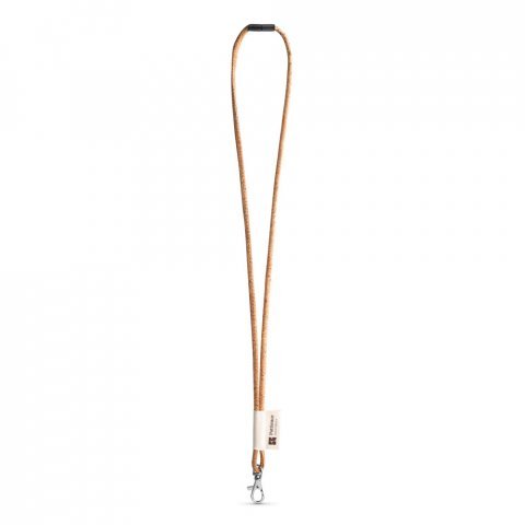 75096. SET Șnur CORK lung (&Oslash; 5 mm) cu c&acirc;rlig cu trăgaci de 9 mm și &icirc;ncuietoare de siguranță de &Oslash; 5 mm - Natural