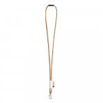 75096. SET Șnur CORK lung (&Oslash; 5 mm) cu c&acirc;rlig cu trăgaci de 9 mm și &icirc;ncuietoare de siguranță de &Oslash; 5 mm - Natural