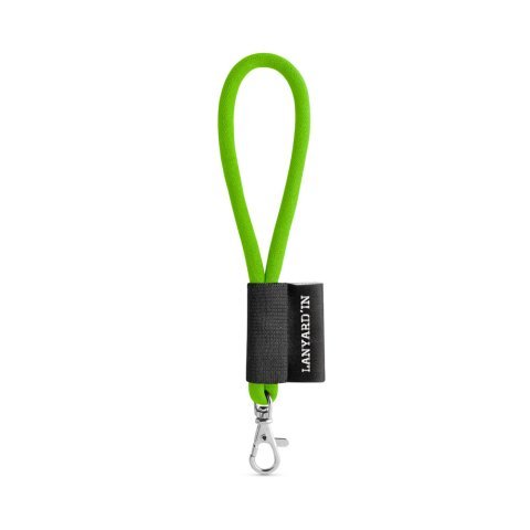 Lanyard TUBE Short (&Oslash; 7 mm). Disponibile in 17 colori standard e completamente personalizzabile - 308 - Verde chiaro
