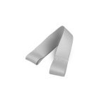 Șnur SUBLIMARE Short Slim I Duo (15 mm) din poliester, cu 2 cusături, sublimare pe o parte și complet personalizabil - 301 - Alb