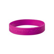 75904 - Silicone wristband &ndash; 1 color with custom Embossed (raised) logo
