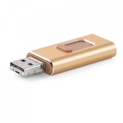 . Pamięć USB 4 w 1, o pojemności do 32 GB - Szampański