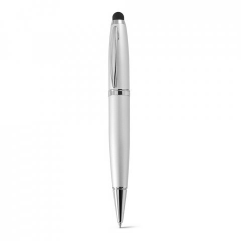 . UDP Stick Kugelschreiber mit Touchpen-Funktion bis zu 32 GB - Satinsilber