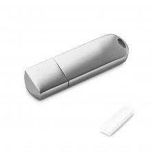 . Pen Drive at&eacute; 32GB em alum&iacute;nio