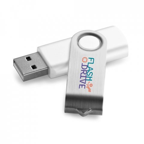. USB Stick bis zu 32GB mit Polybeutel - 301 - Wei&szlig;