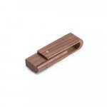 77715. Pamięć USB drewniana o pojemności do 128 GB - Ciemny naturalny