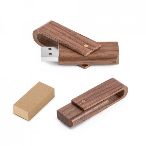 77715. Pamięć USB drewniana o pojemności do 128 GB